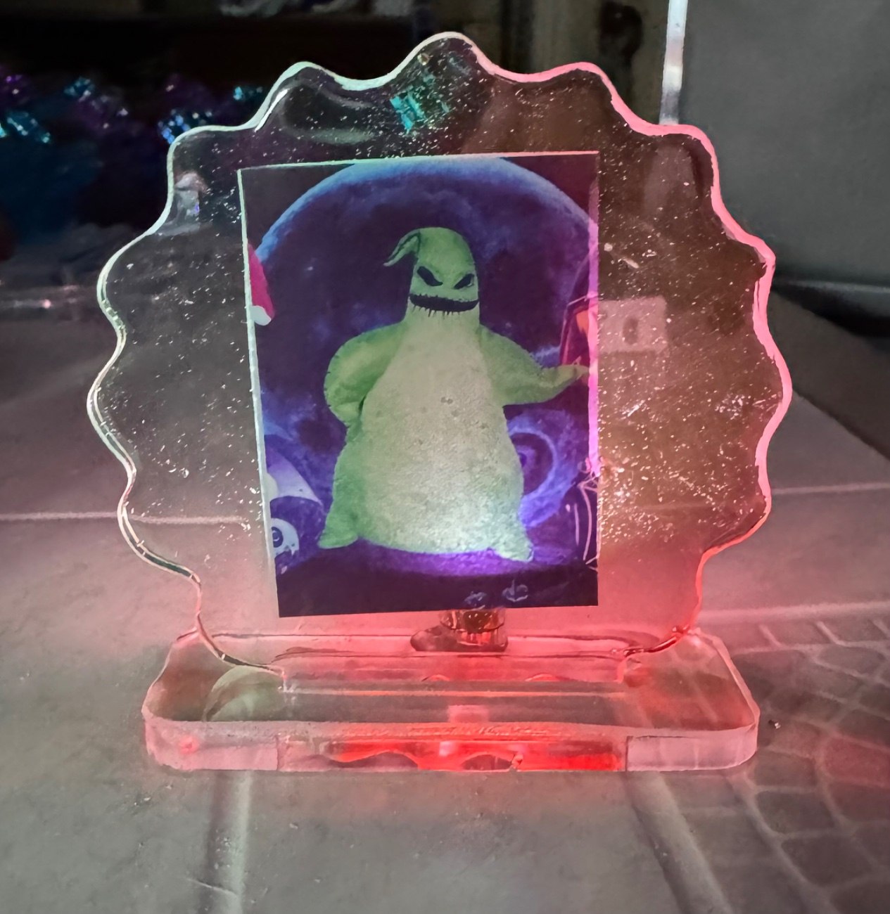 Lighted resin made Halloween pictures