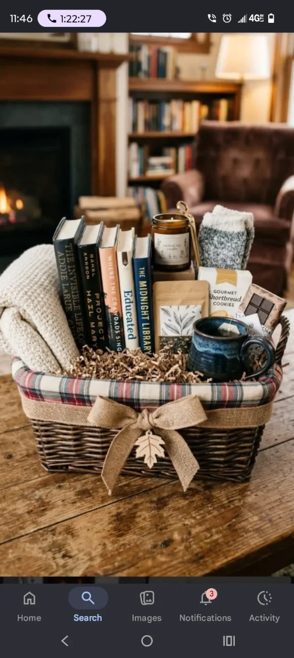 Book lovers Gift Basket