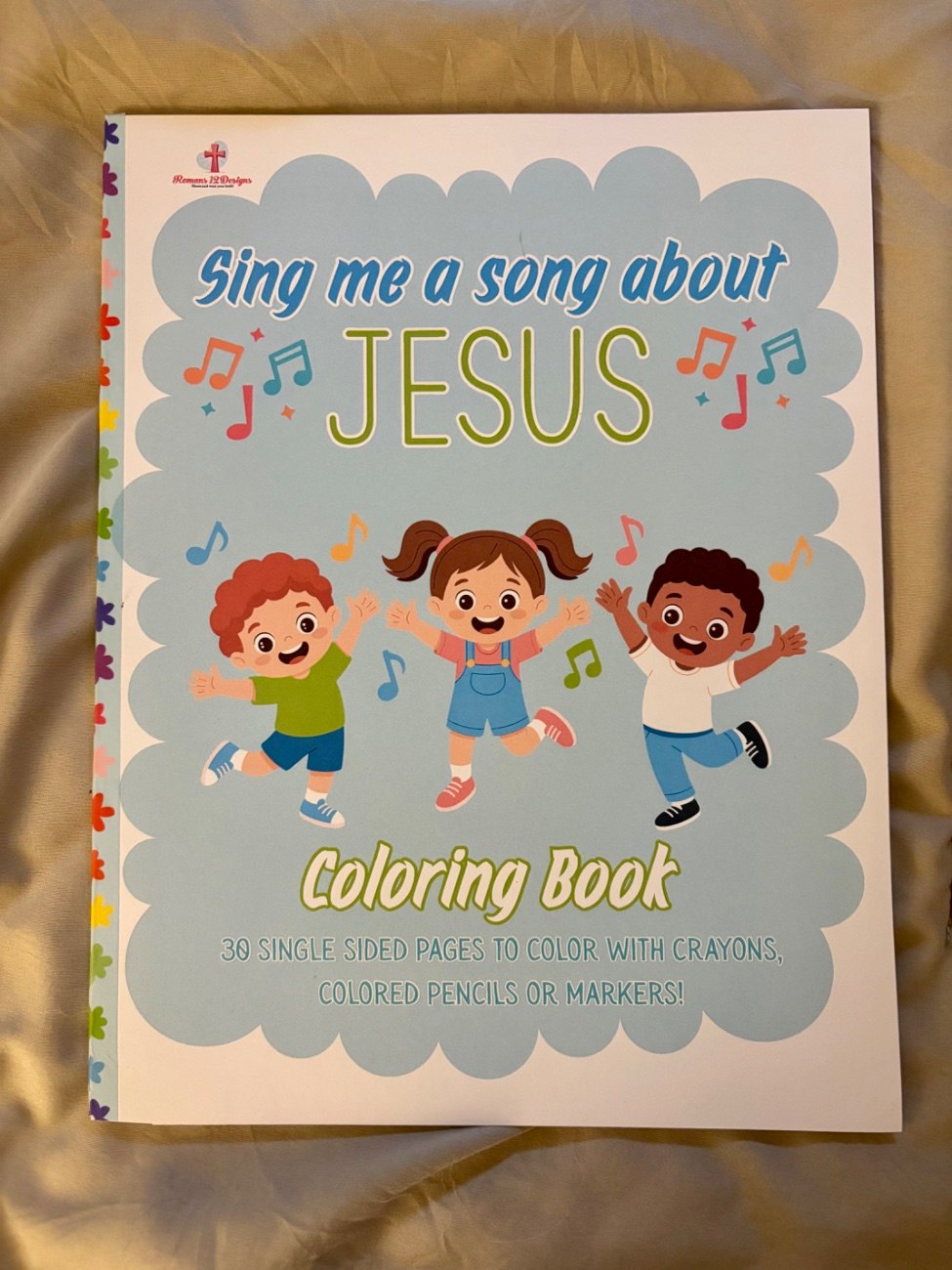 Sing Me a Song About Jesus Coloring Book