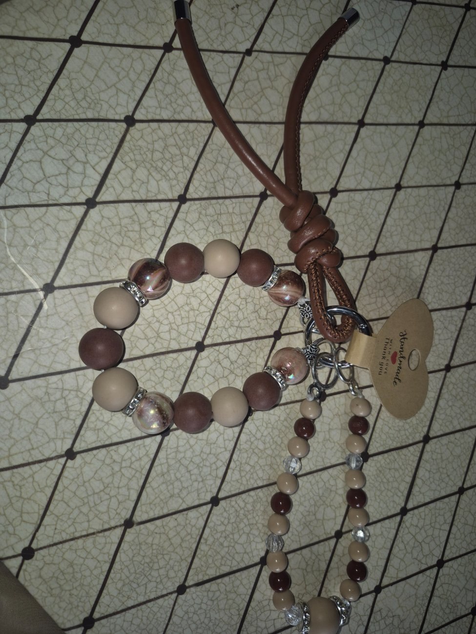 Handmade double rope keychain