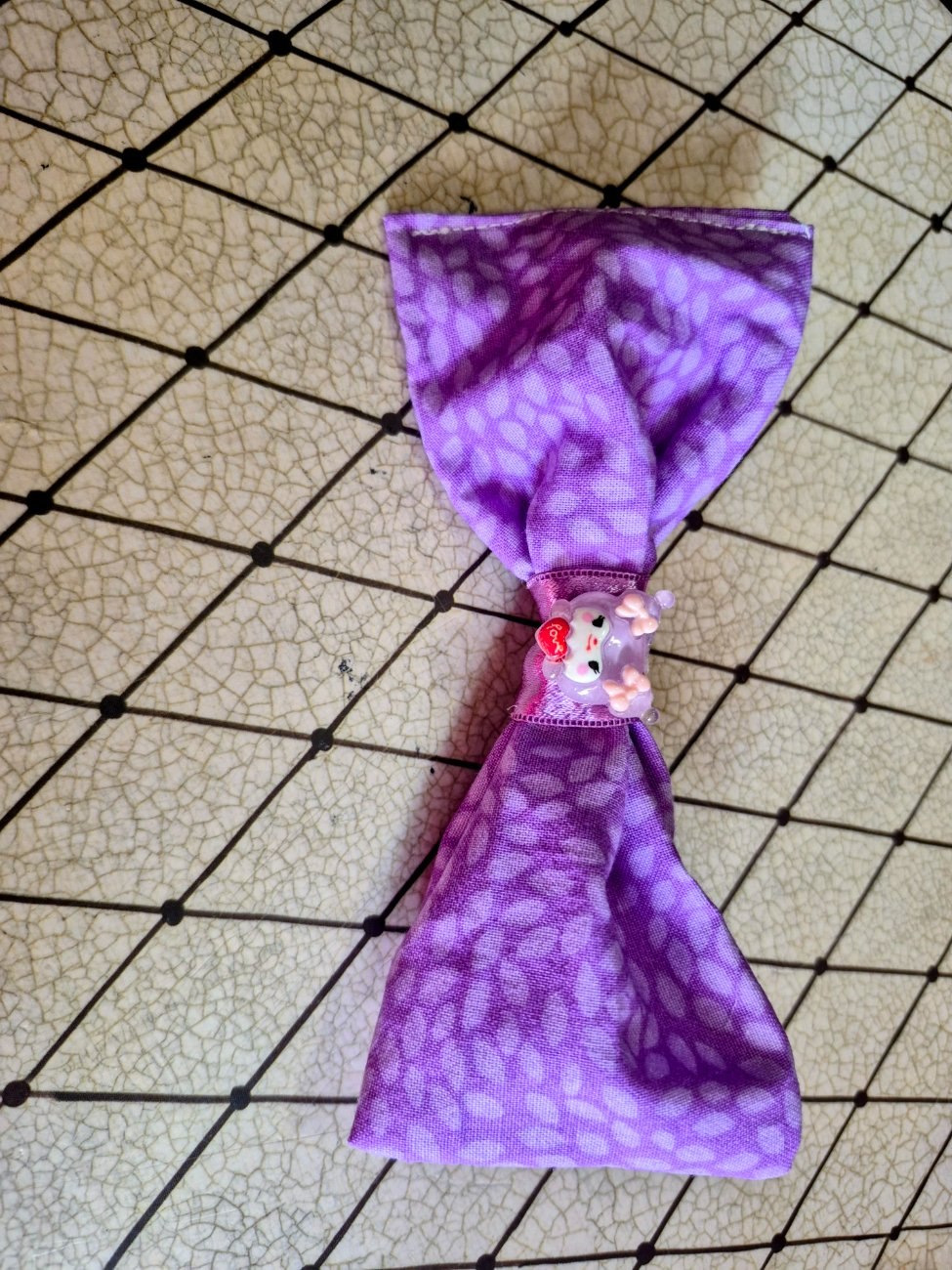 Handmade hair bow clip