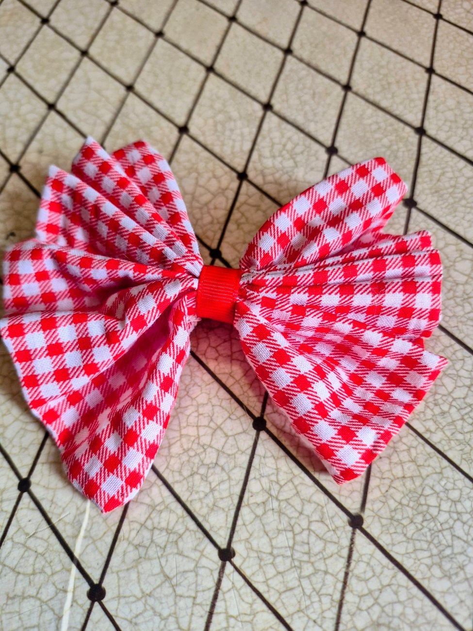 Handmade hair bow clip