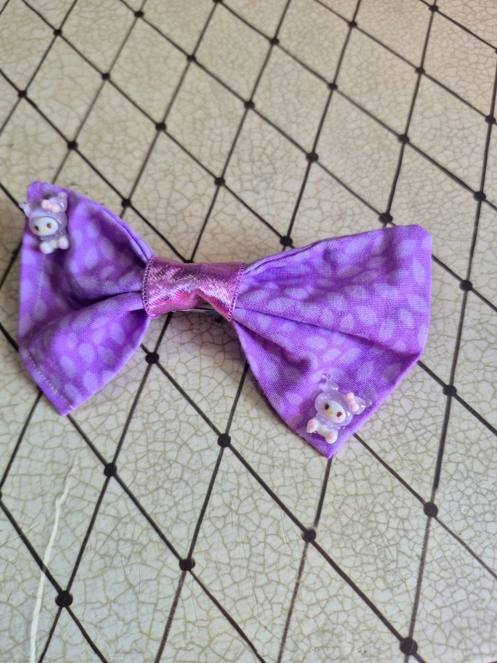 Handmade hair bow clip