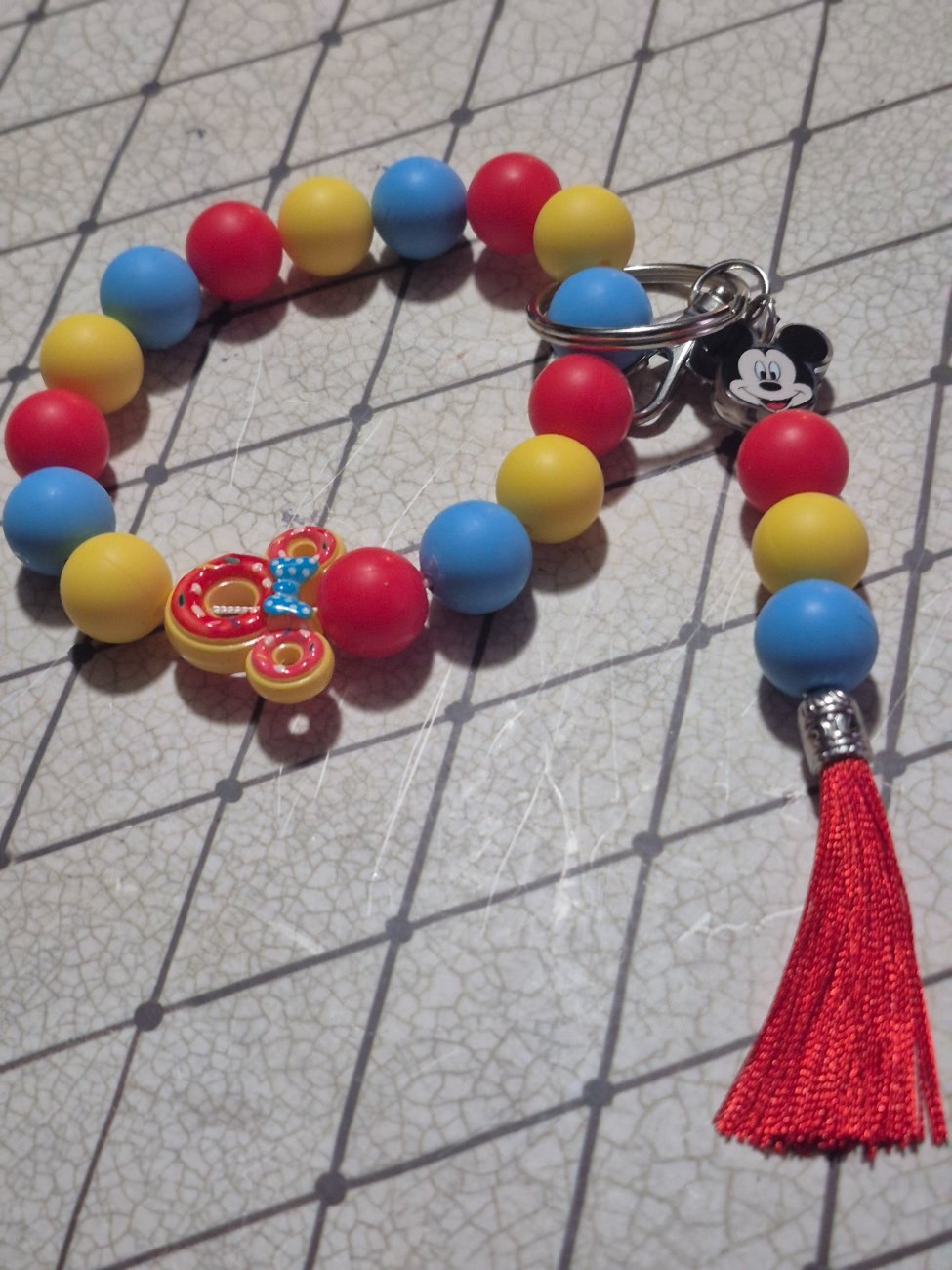 Handmade  Mickey Mouse  wristlet