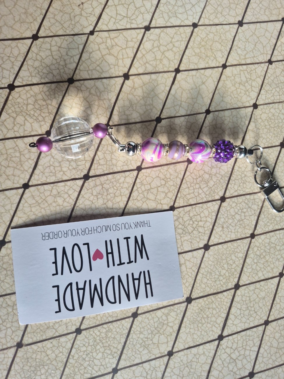 Handmade  straight  keychain