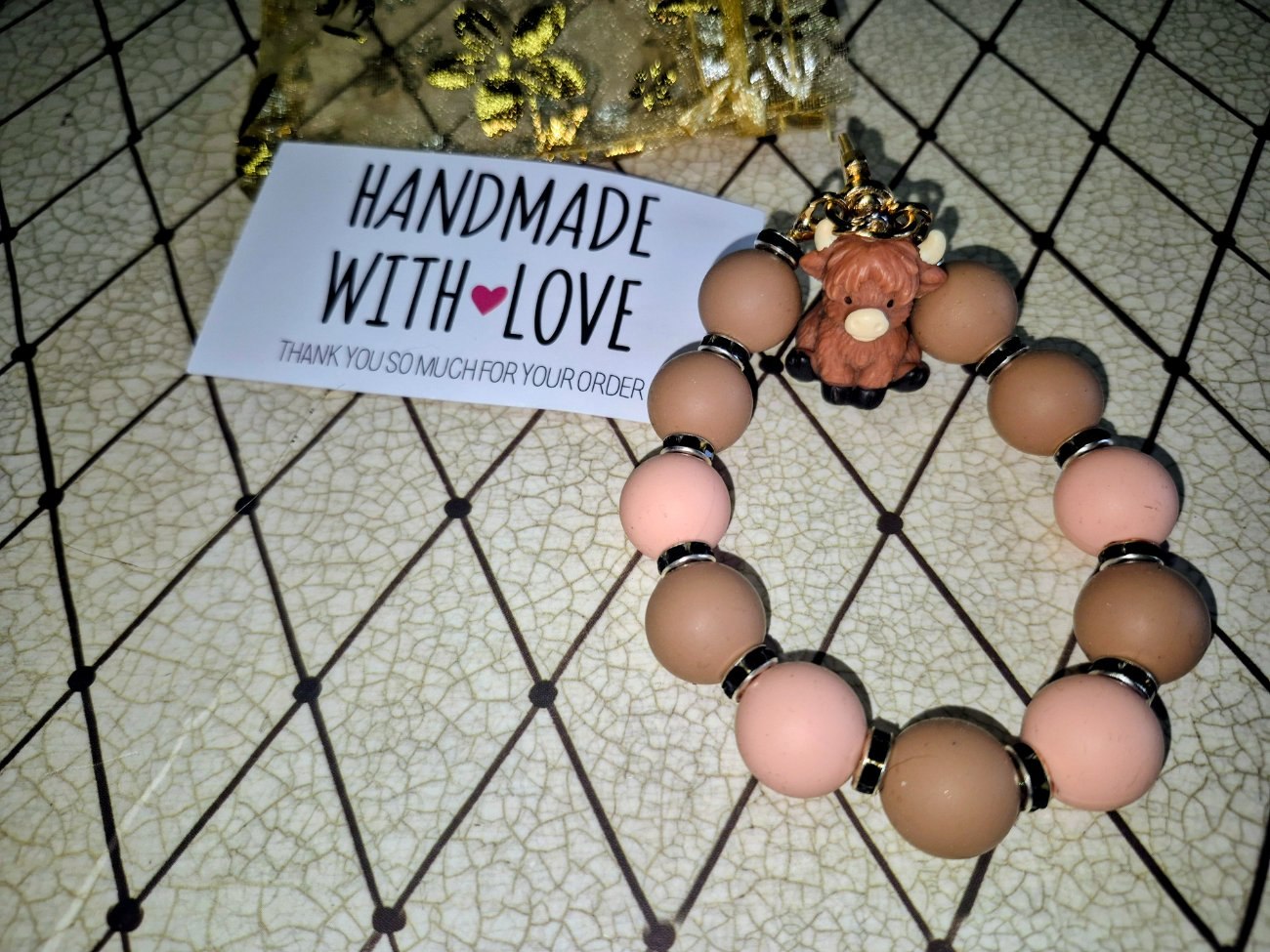 Handmade wristlet