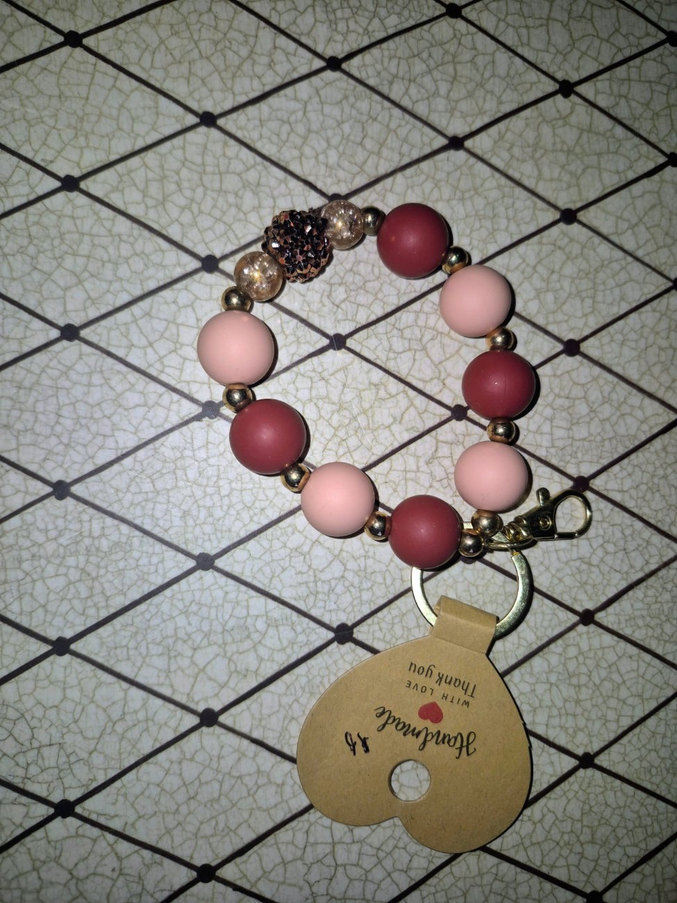 Handmade wristlet
