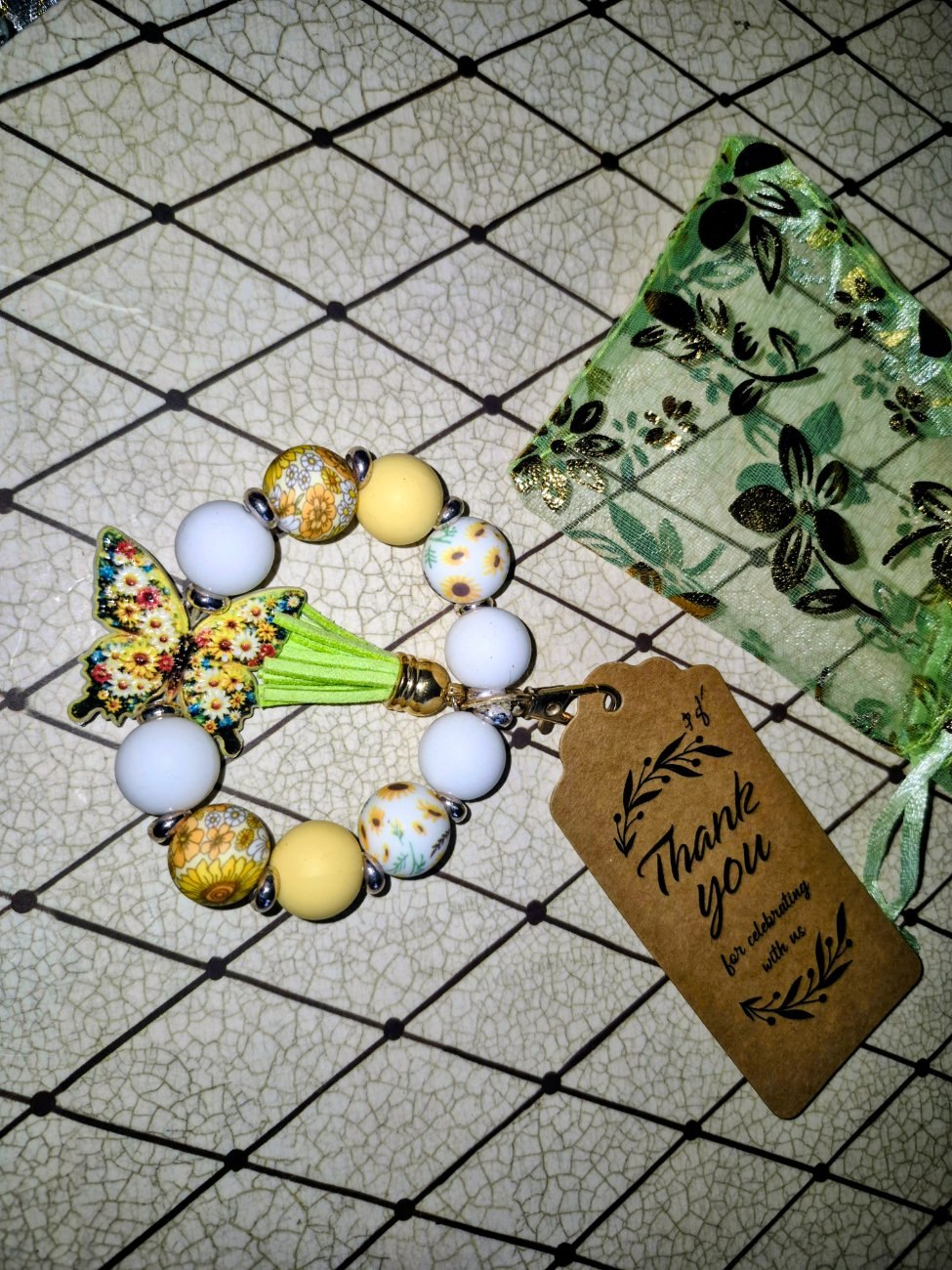 Handmade wristlet medium