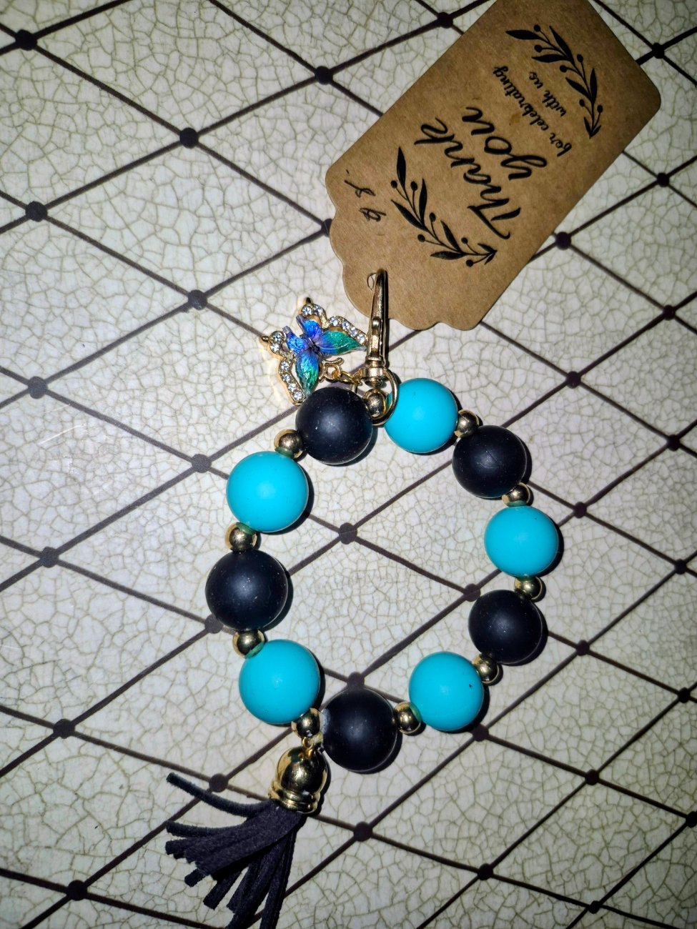 Handmade wristlet medium