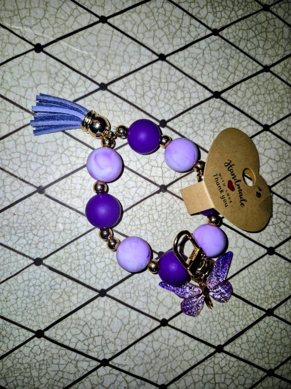 Handmade wristlet