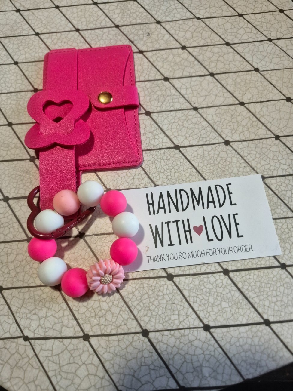 Id cand cardholder  wristlet