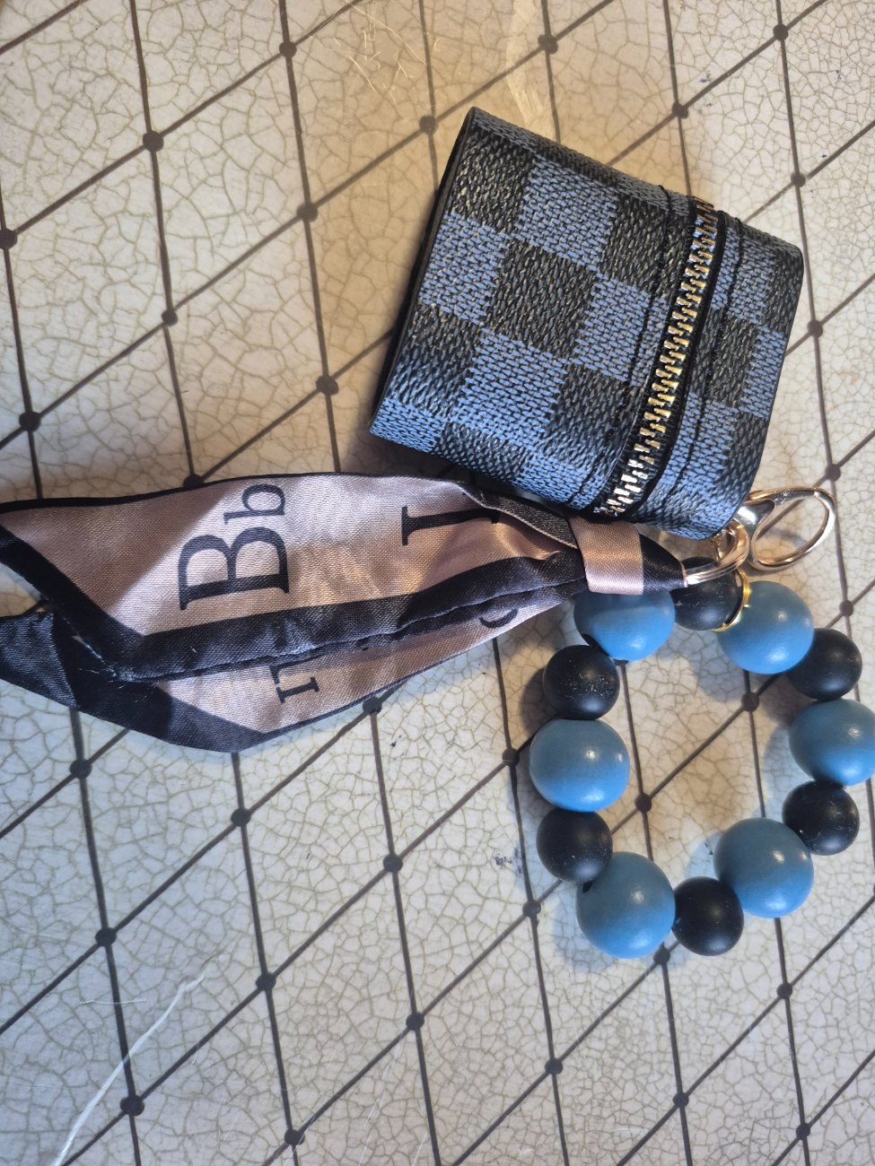 Mini barrel  purse  keychain.