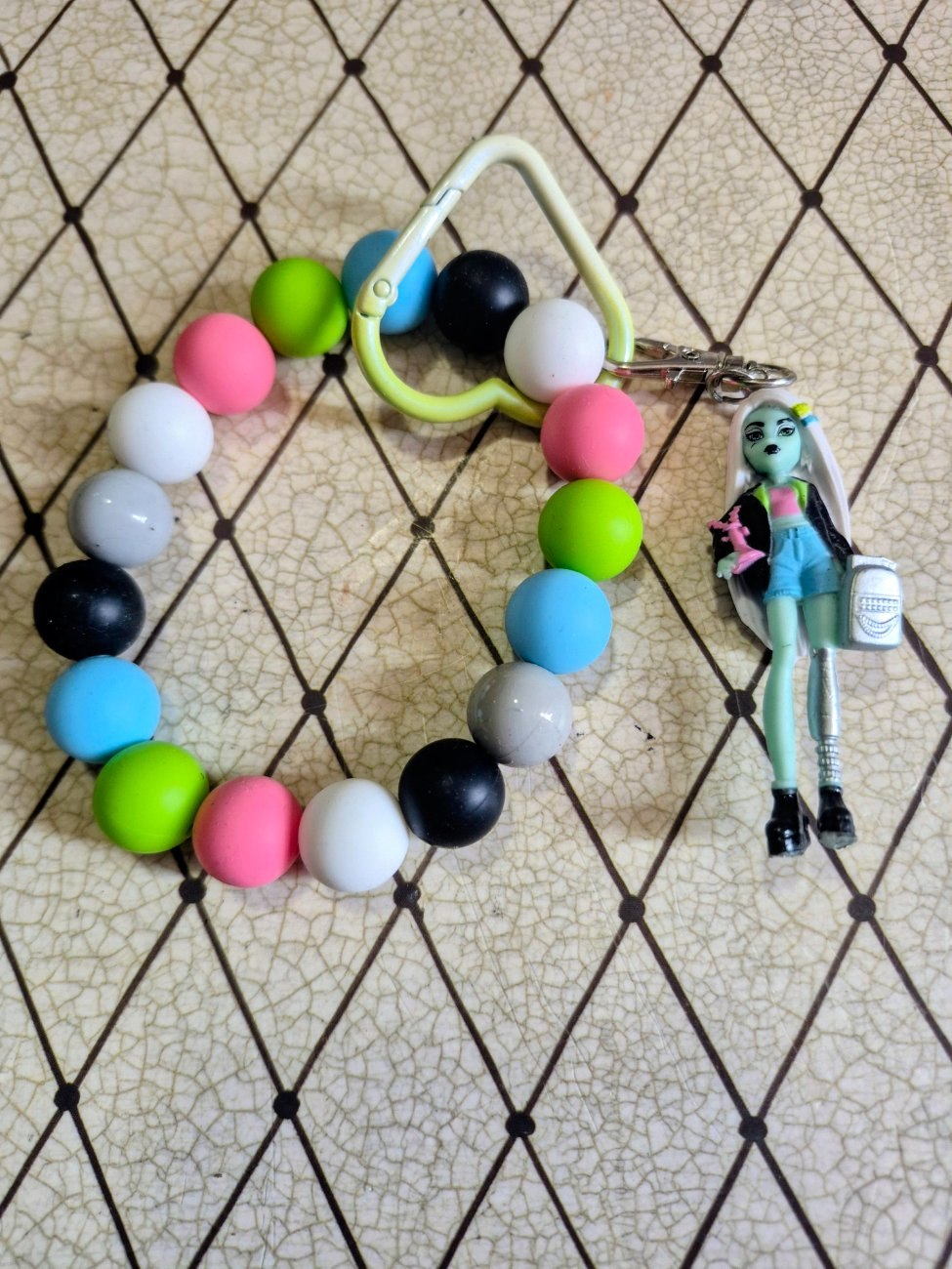 Monster High  wristlet keychain