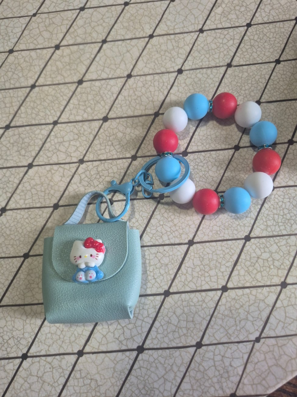 Mini purse keychain