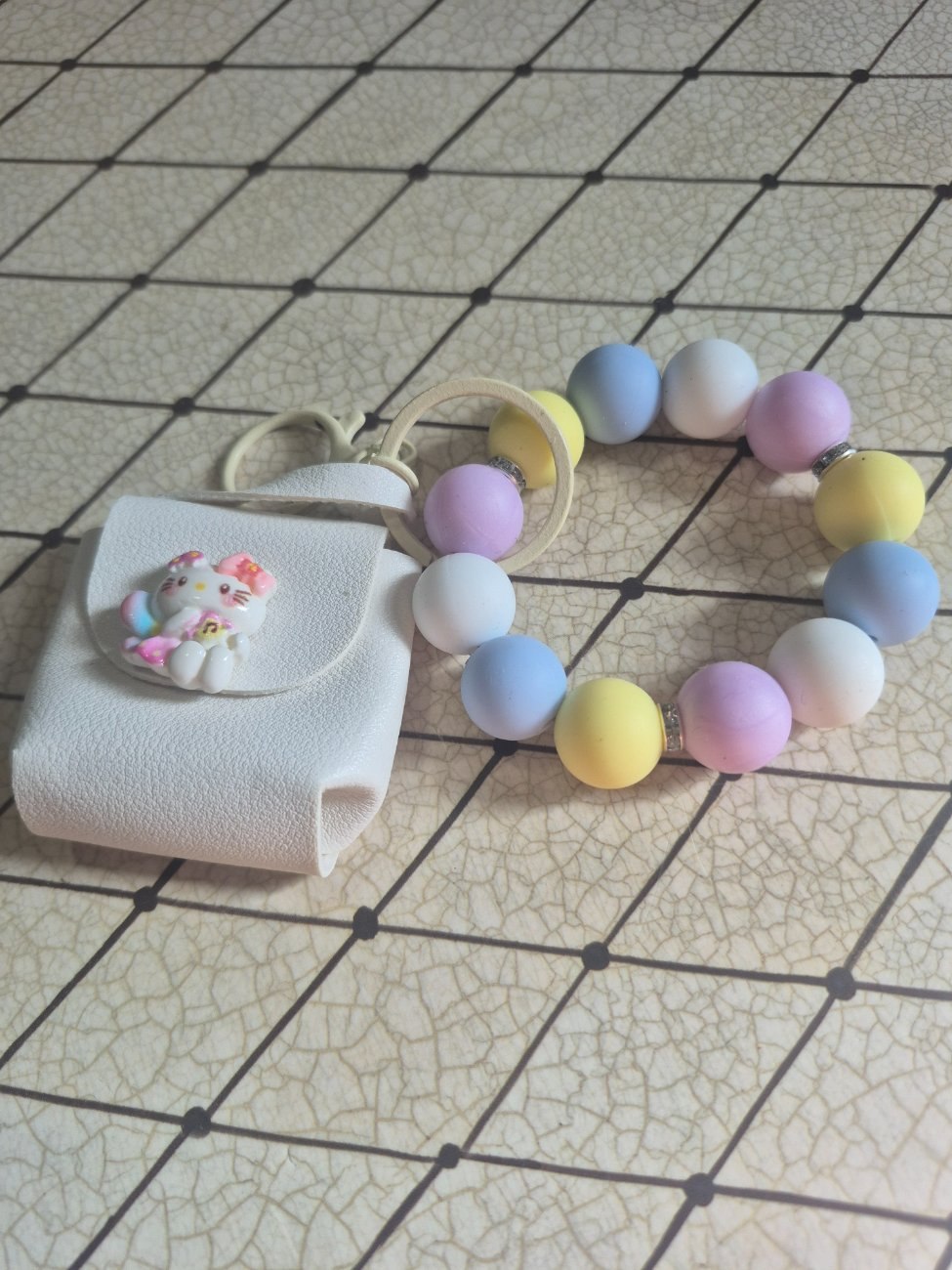 Mini purse keychain