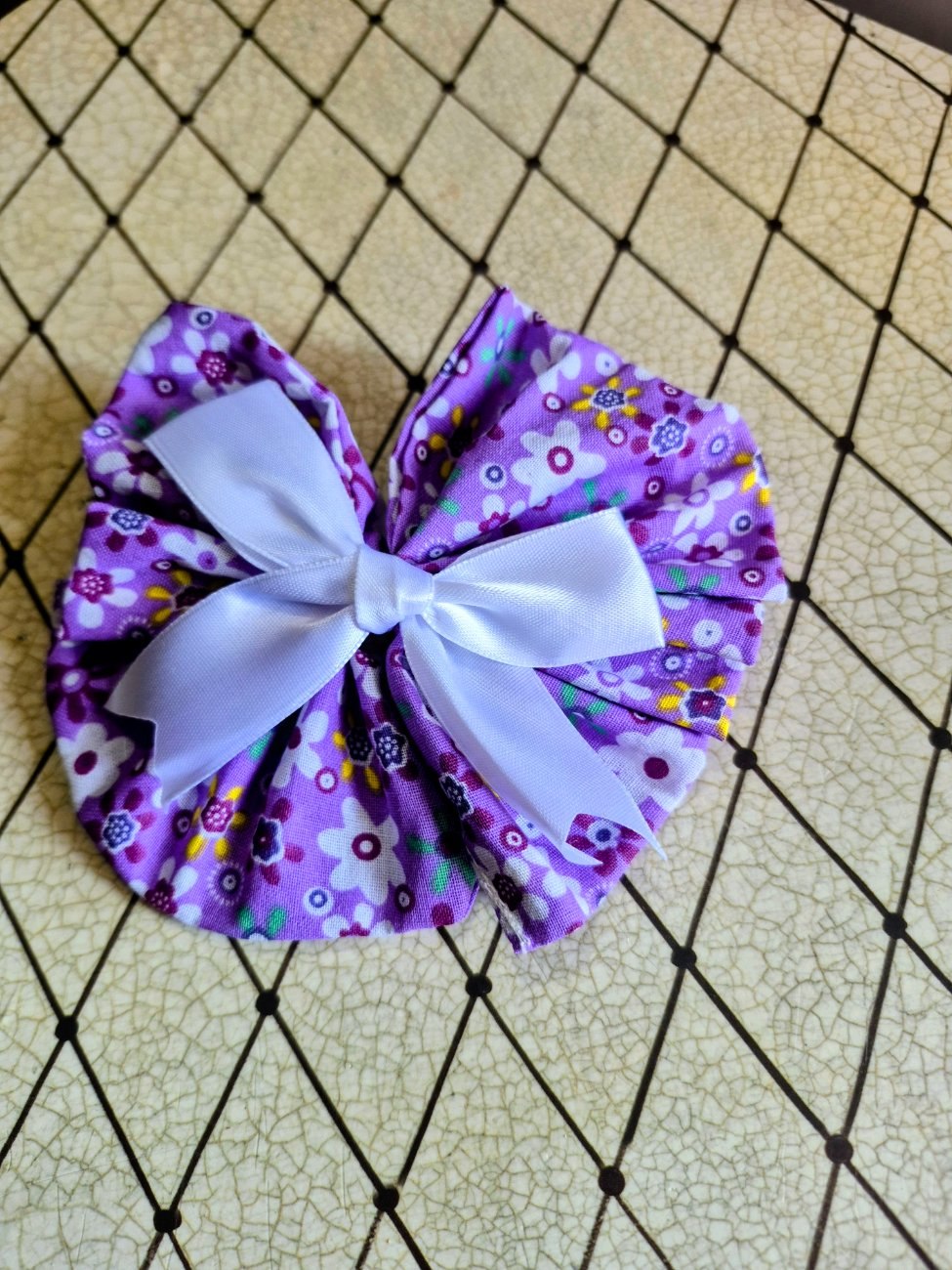 Handmade hair bow clip