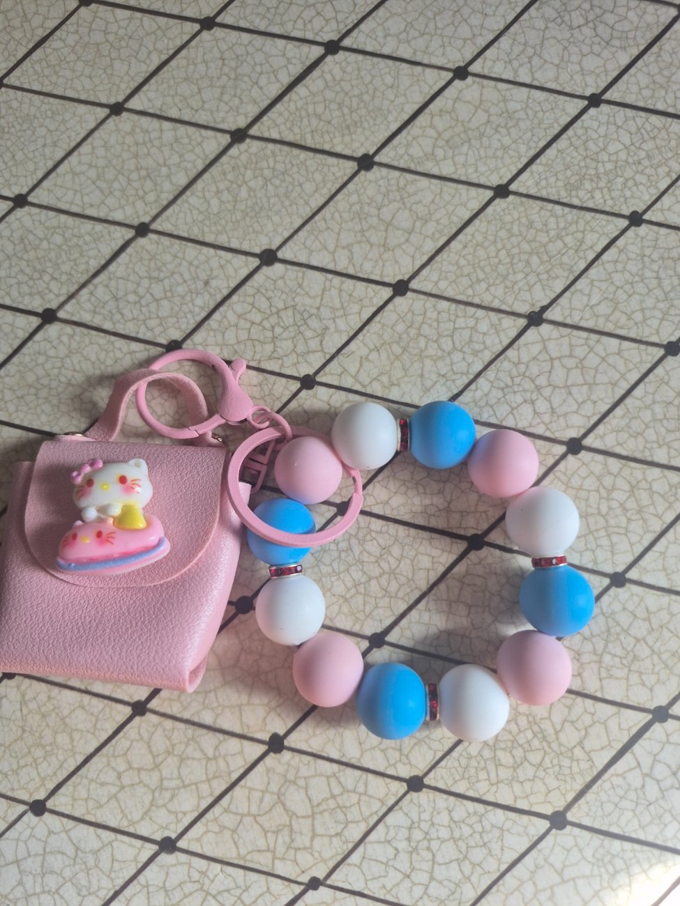 Mini purse keychain