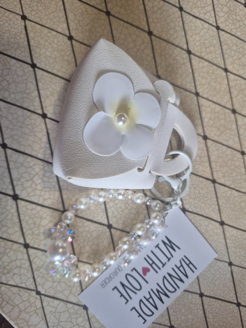 Mini flower purse  keychain