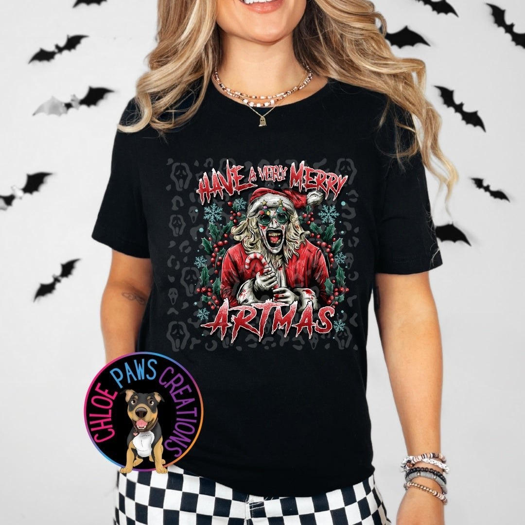 Have a very Merry Artmas-Shirt-Small-2x-Halloween-Horrorl