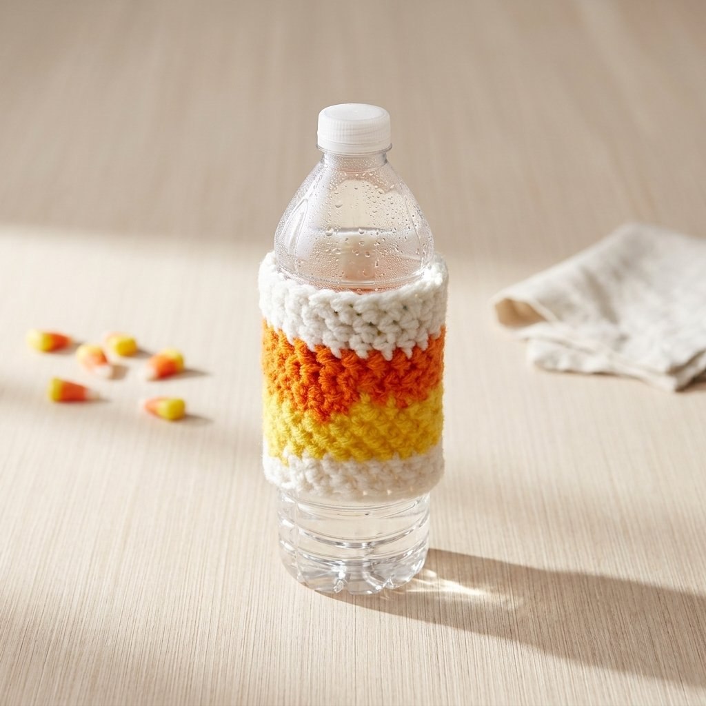 Bottle sleeve crochet