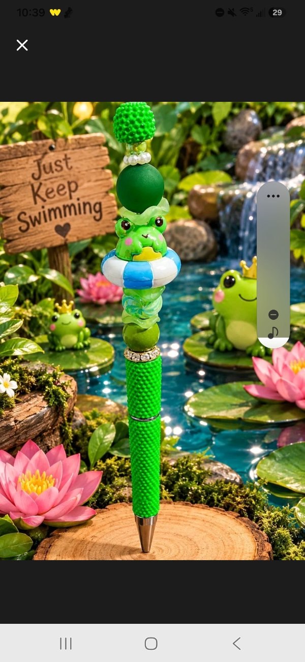 Whimsical Frog Pond Pen