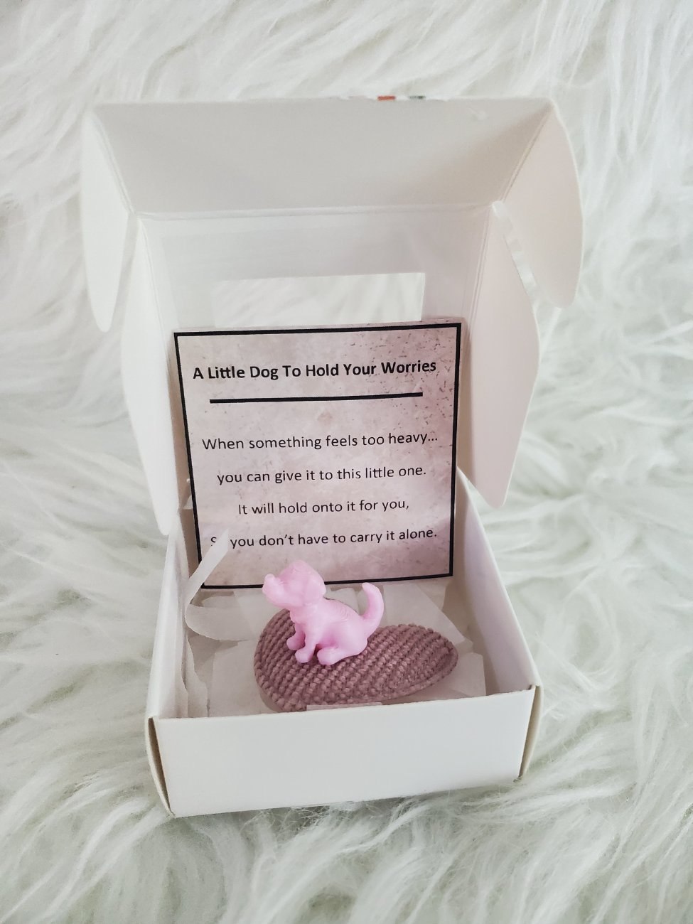 “Little Worry Dog” Keepsake